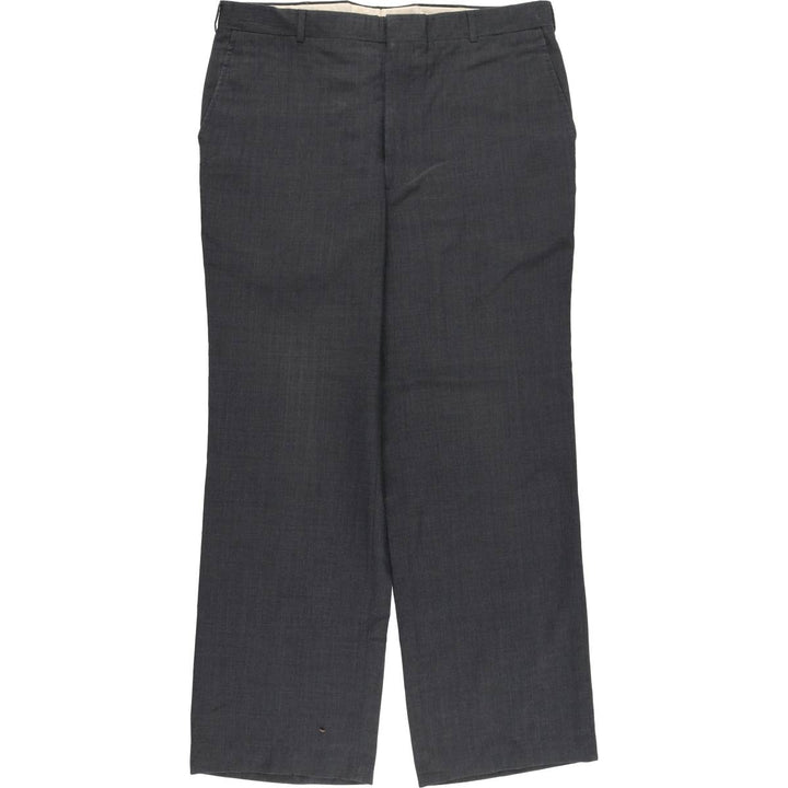 JOHN ALEXANDER slacks wide pants made in USA men's w36 equivalent unclear gray type Vintage Second Hand