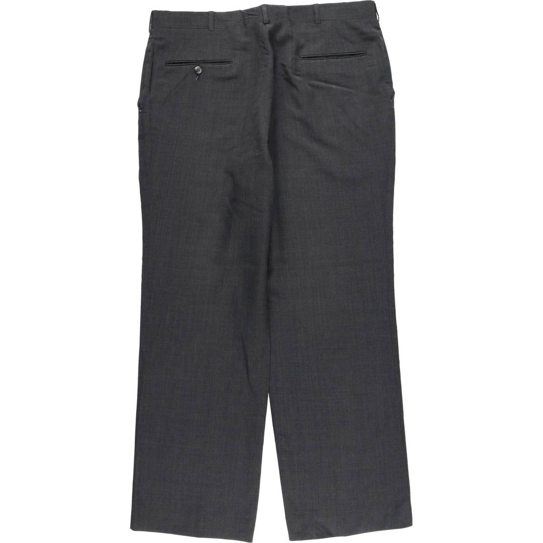 JOHN ALEXANDER slacks wide pants made in USA men's w36 equivalent unclear gray type Vintage Second Hand