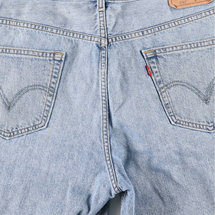 Levi's 550 Relaxed Fit Denim Shorts, Men's Size W36 cotton blue type Vintage Second Hand