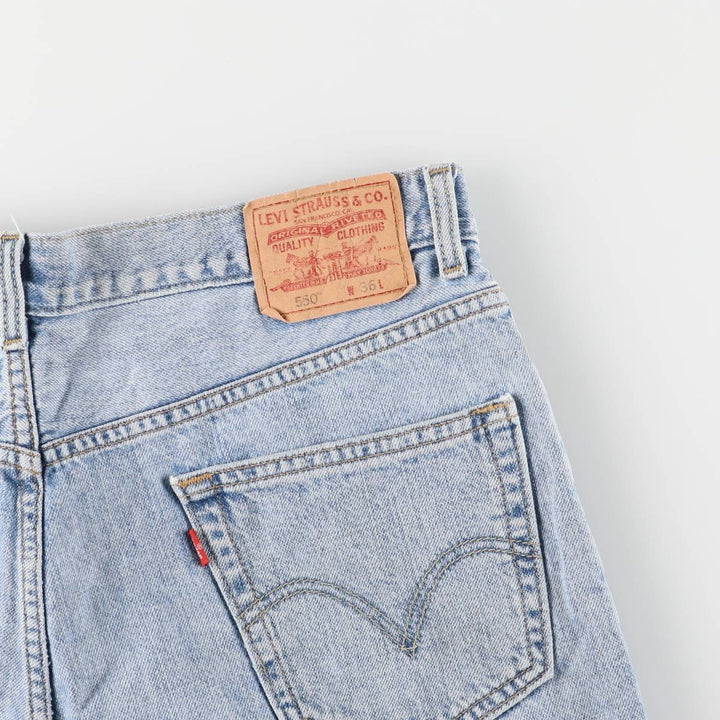 Levi's 550 Relaxed Fit Denim Shorts, Men's Size W36 cotton blue type Vintage Second Hand