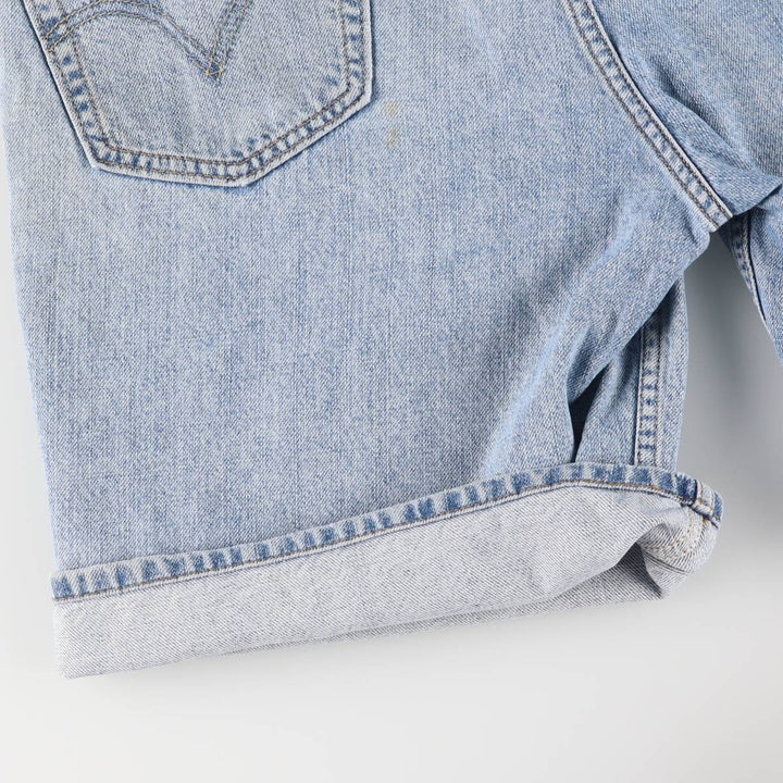 Levi's 550 Relaxed Fit Denim Shorts, Men's Size W36 cotton blue type Vintage Second Hand