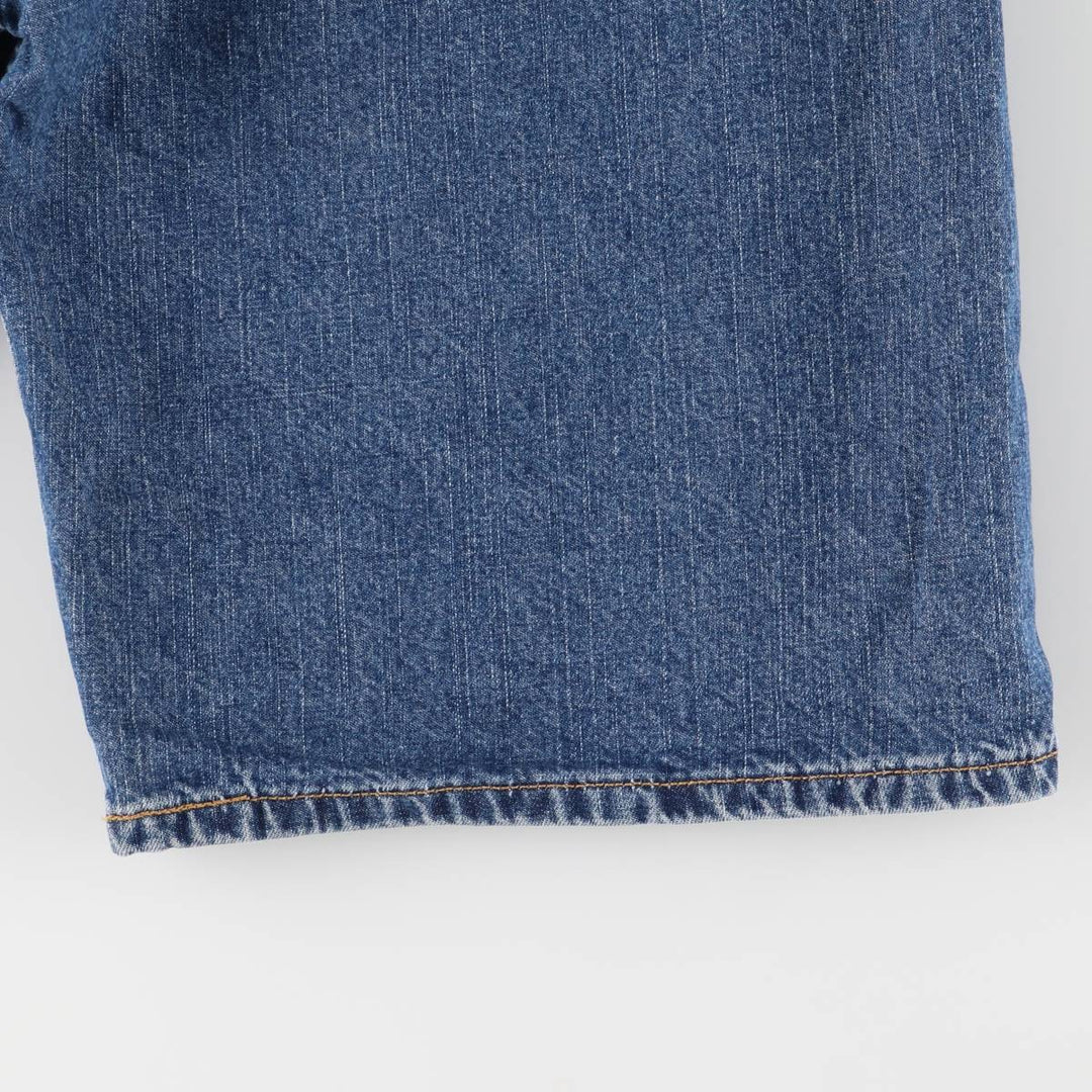 Levi's 569 LOOSE STRAIGHT denim shorts, half pants, men's w35 equivalent cotton blue type Vintage Second Hand