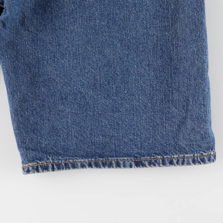 Levi's 569 LOOSE STRAIGHT denim shorts, half pants, men's w35 equivalent cotton blue type Vintage Second Hand