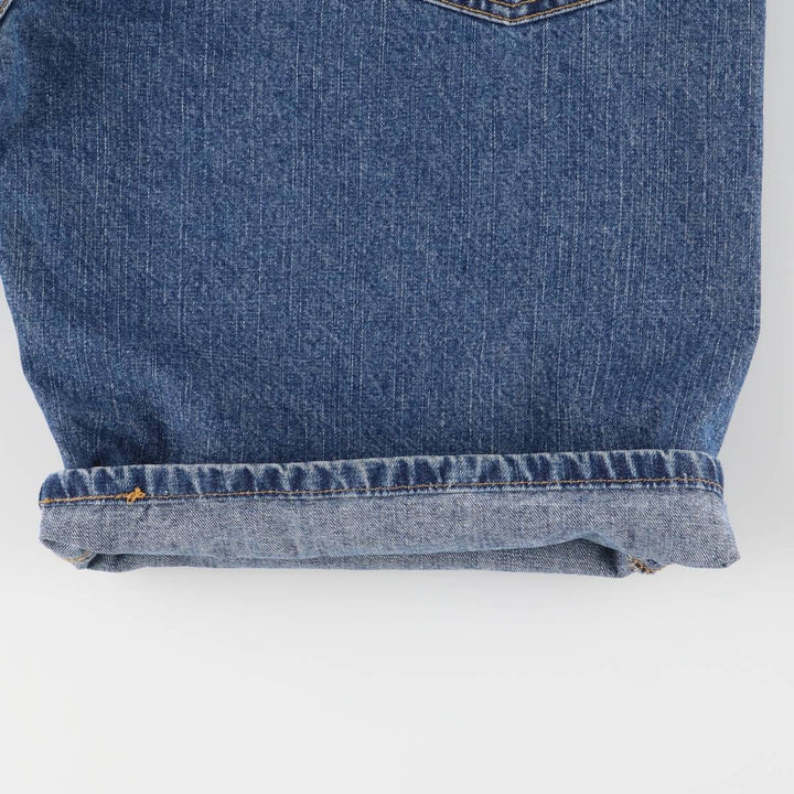 Levi's 569 LOOSE STRAIGHT denim shorts, half pants, men's w35 equivalent cotton blue type Vintage Second Hand