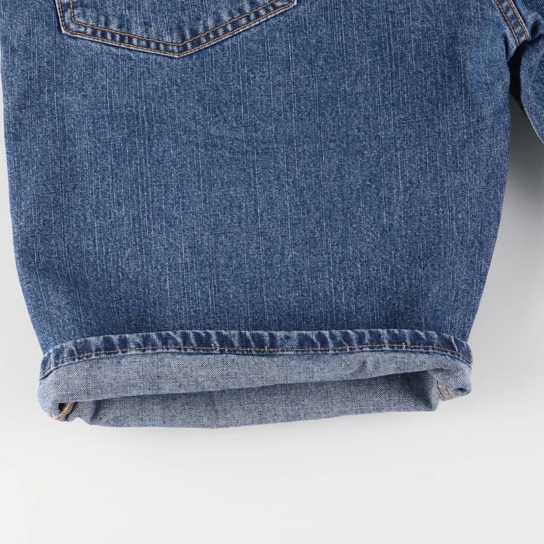 Levi's 569 LOOSE STRAIGHT denim shorts, half pants, men's w35 equivalent cotton blue type Vintage Second Hand