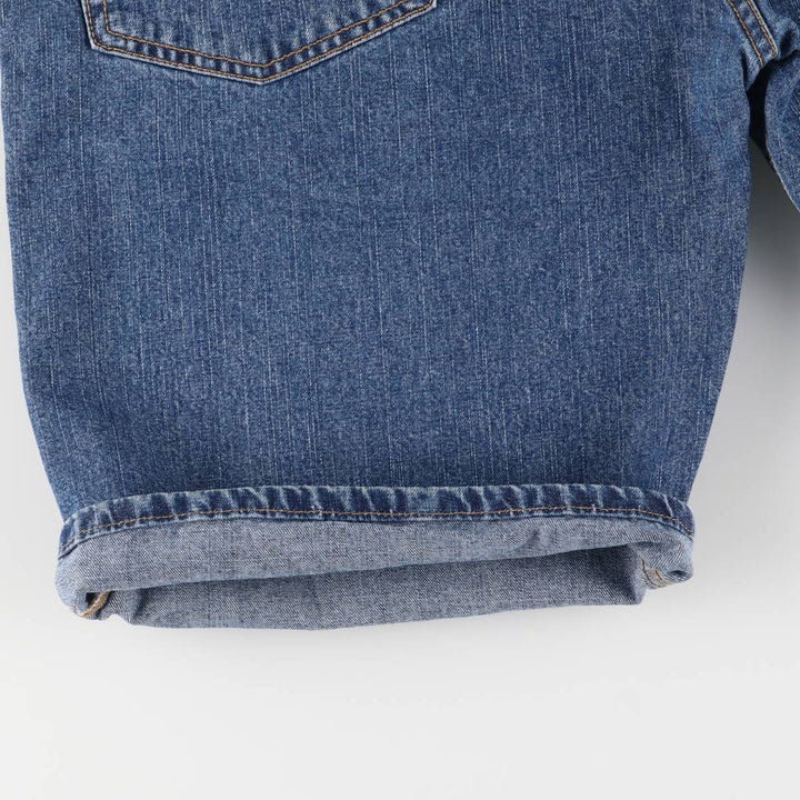 Levi's 569 LOOSE STRAIGHT denim shorts, half pants, men's w35 equivalent cotton blue type Vintage Second Hand