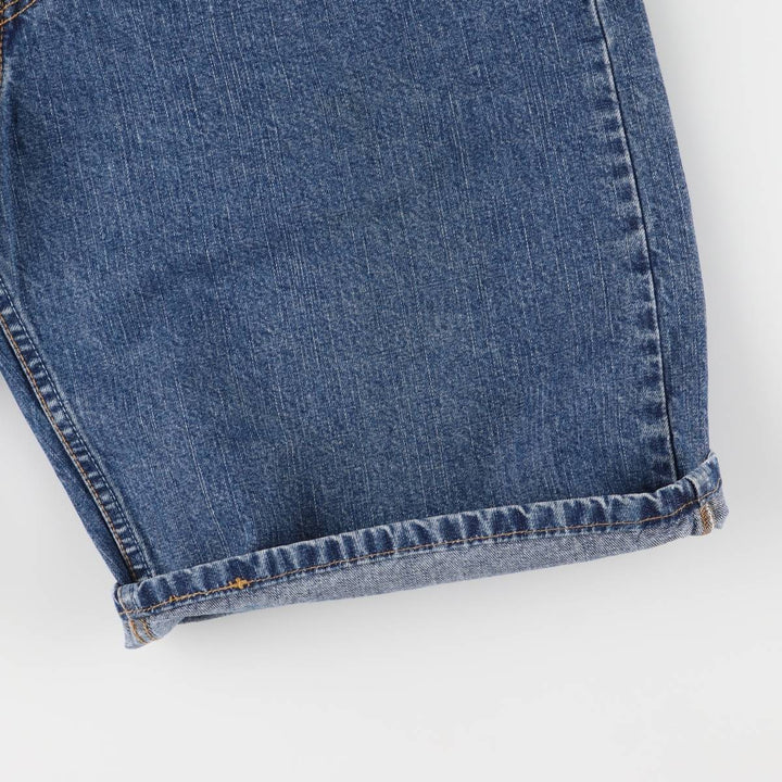 Levi's 569 LOOSE STRAIGHT denim shorts, half pants, men's w35 equivalent cotton blue type Vintage Second Hand