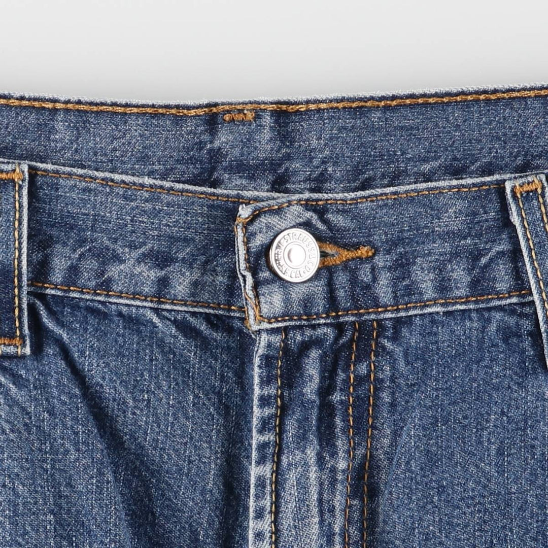 Levi's 569 LOOSE FIT denim shorts, half pants, men's size w36 cotton blue type Vintage Second Hand