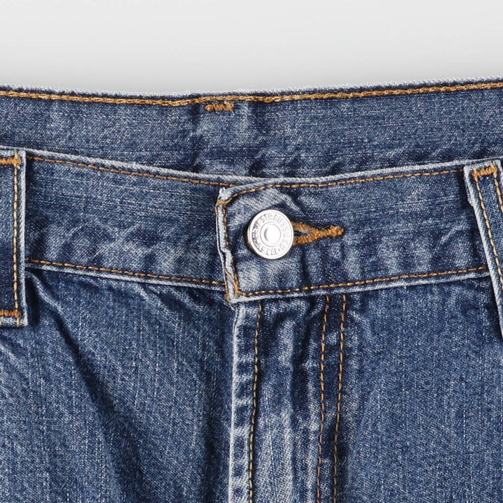 Levi's 569 LOOSE FIT denim shorts, half pants, men's size w36 cotton blue type Vintage Second Hand