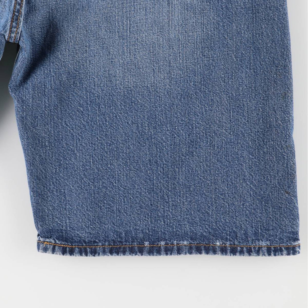 Levi's 569 LOOSE FIT denim shorts, half pants, men's size w36 cotton blue type Vintage Second Hand