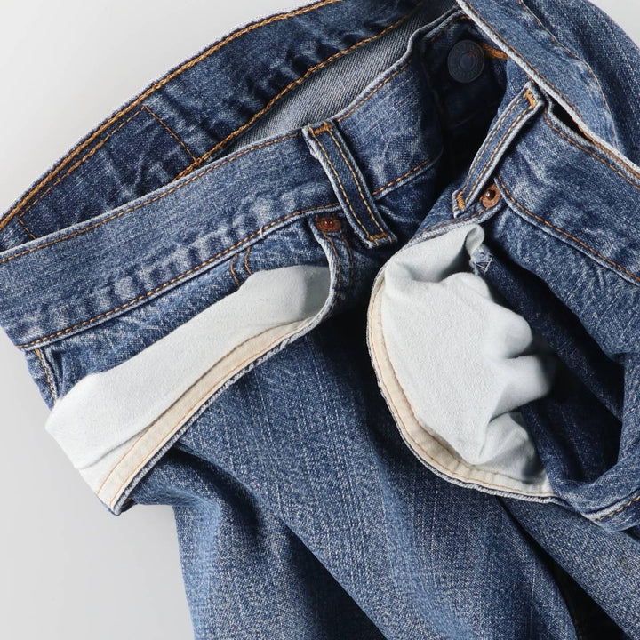Levi's 569 LOOSE FIT denim shorts, half pants, men's size w36 cotton blue type Vintage Second Hand