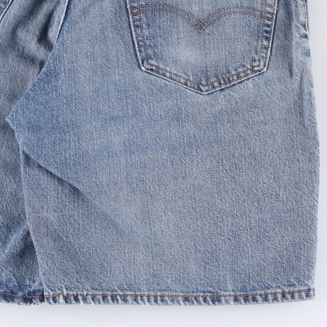 Levi's 550 denim shorts, short pants for men, size W34 cotton blue type Vintage Second Hand