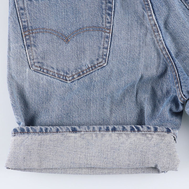 Levi's 550 denim shorts, short pants for men, size W34 cotton blue type Vintage Second Hand
