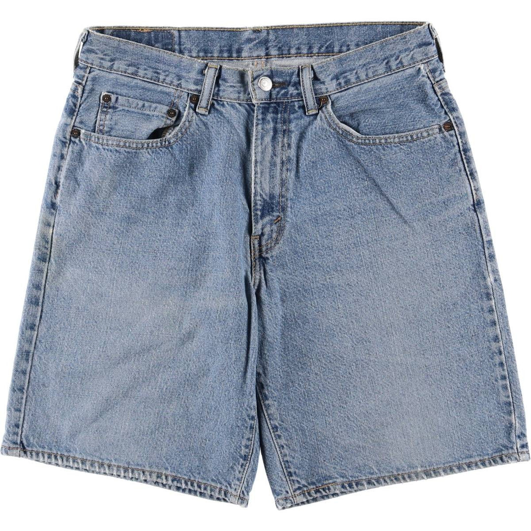 Levi's 550 denim shorts, short pants for men, size W33 unclear blue type Vintage Second Hand