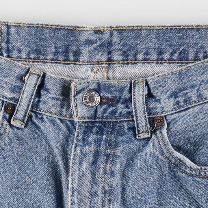 Levi's 550 denim shorts, short pants for men, size W33 unclear blue type Vintage Second Hand