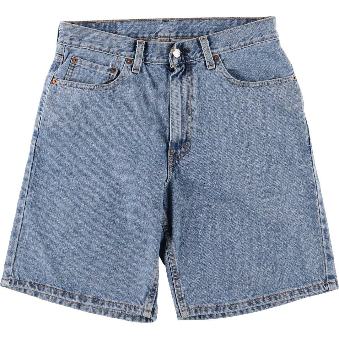 Levi's 550 denim shorts, short pants for men, size W32 cotton blue type Vintage Second Hand