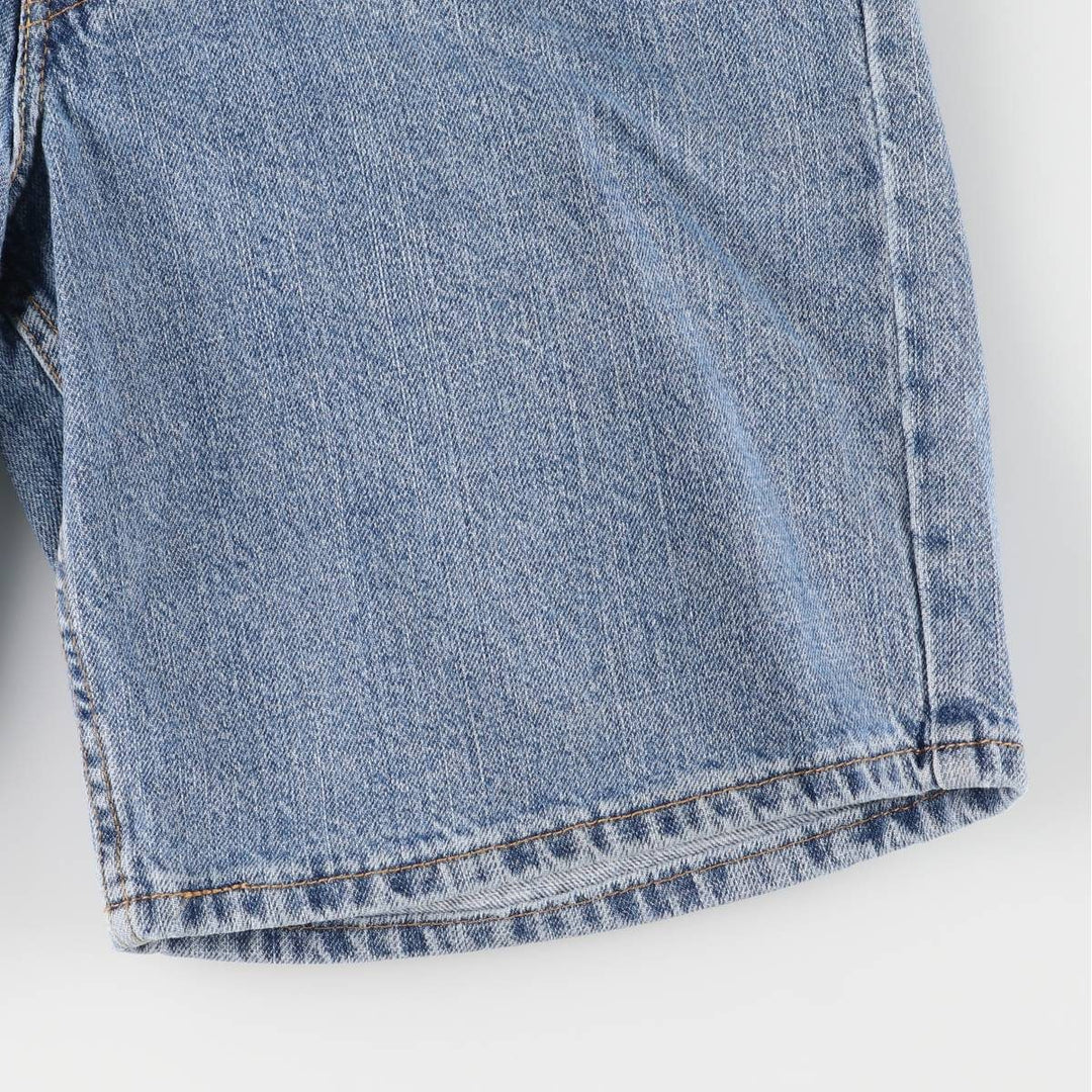 Levi's 550 denim shorts, short pants for men, size W32 cotton blue type Vintage Second Hand