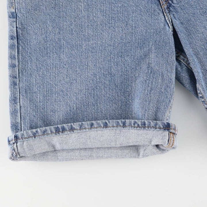Levi's 550 denim shorts, short pants for men, size W32 cotton blue type Vintage Second Hand