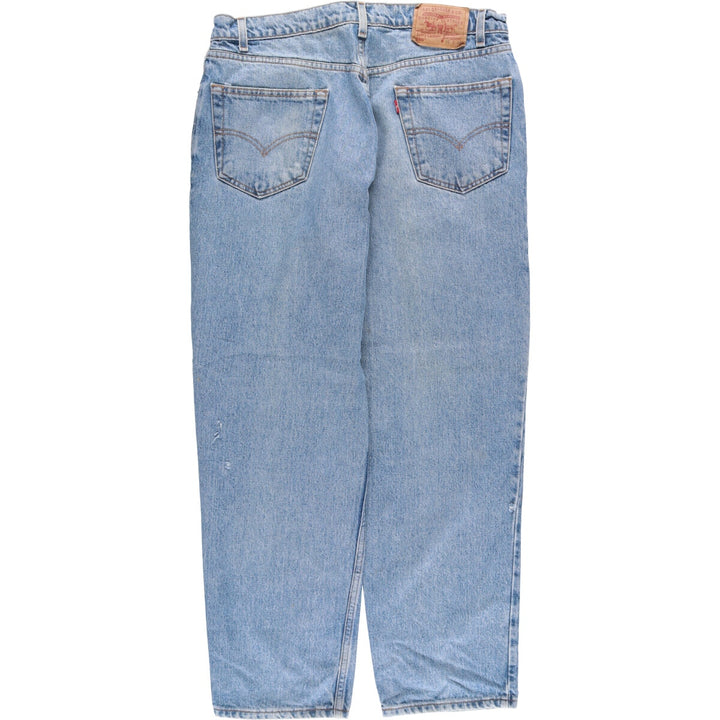 90'S Levi's 550 Relaxed Fit Tapered Denim Pants Men's W34 Vintage cotton blue type Vintage Second Hand
