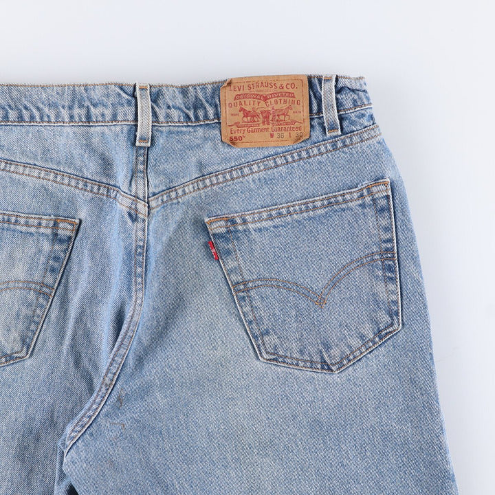 90'S Levi's 550 Relaxed Fit Tapered Denim Pants Men's W34 Vintage cotton blue type Vintage Second Hand
