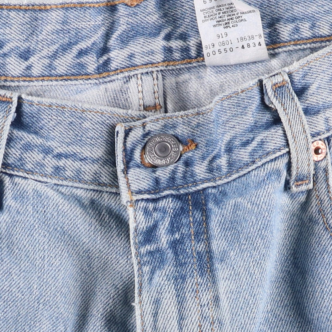 00'S Levi's 550 Relaxed Fit Tapered Denim Pants Men's W34 cotton blue type Vintage Second Hand