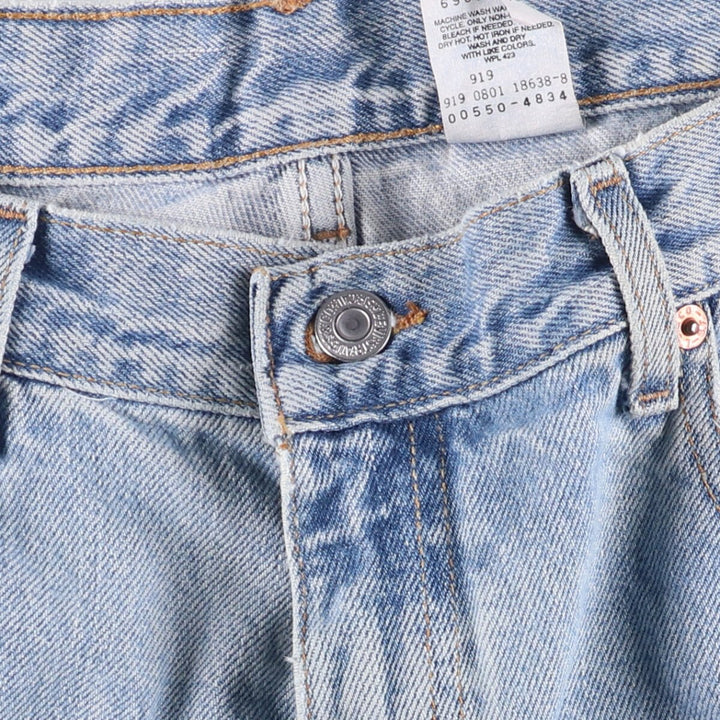 00'S Levi's 550 Relaxed Fit Tapered Denim Pants Men's W34 cotton blue type Vintage Second Hand