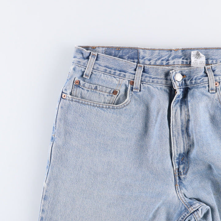 00'S Levi's 550 Relaxed Fit Tapered Denim Pants Men's W34 cotton blue type Vintage Second Hand