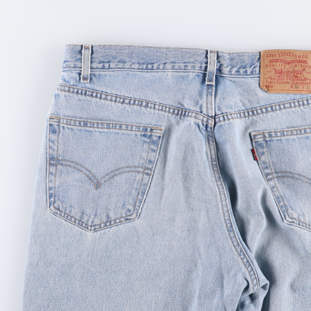00'S Levi's 550 Relaxed Fit Tapered Denim Pants Men's W34 cotton blue type Vintage Second Hand