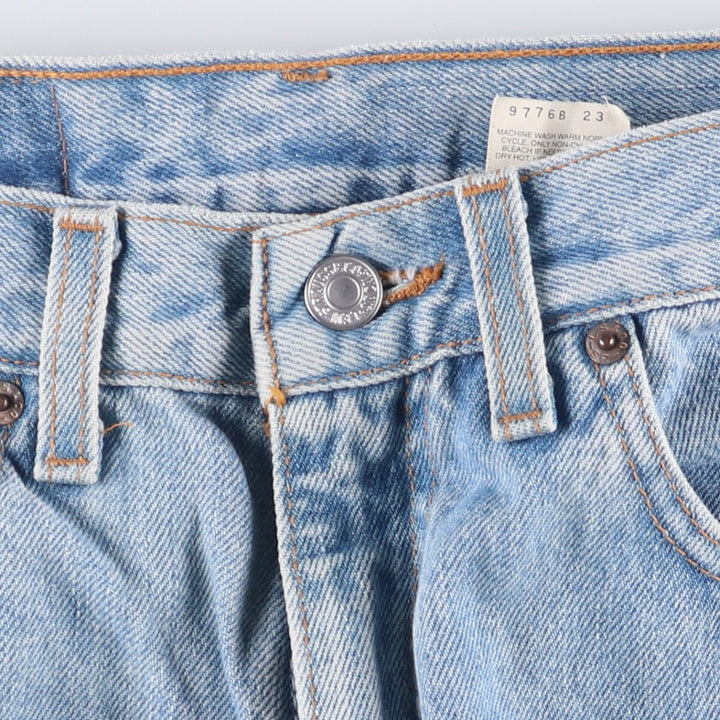 00'S Levi's 550 Relaxed Fit Tapered Denim Pants Made in USA Men's W31 cotton blue type Vintage Second Hand