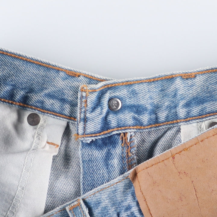 00'S Levi's 550 Relaxed Fit Tapered Denim Pants Made in USA Men's W31 cotton blue type Vintage Second Hand