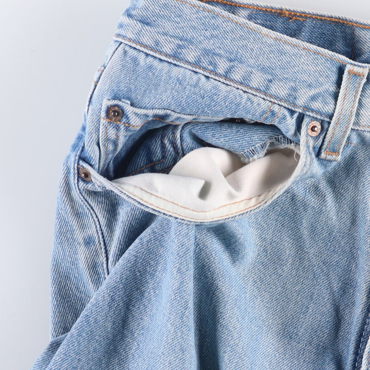 00'S Levi's 550 Relaxed Fit Tapered Denim Pants Made in USA Men's W31 cotton blue type Vintage Second Hand