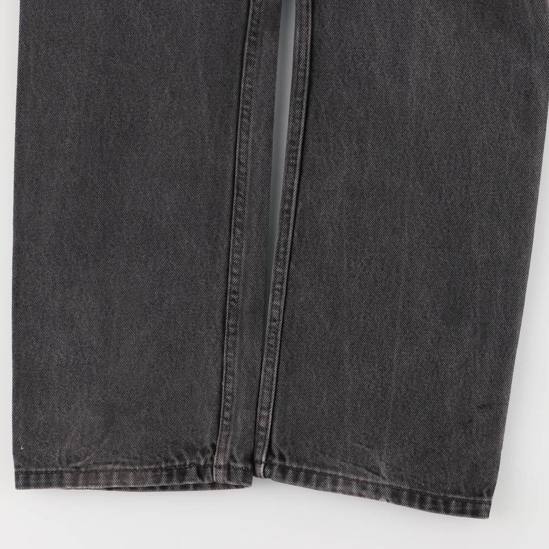 Levi's 505 Black Denim Tapered Denim Pants for Men, W31 equivalent cotton black type Vintage Second Hand