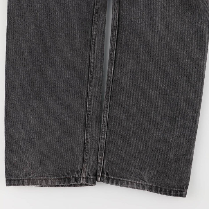 Levi's 505 Black Denim Tapered Denim Pants for Men, W31 equivalent cotton black type Vintage Second Hand
