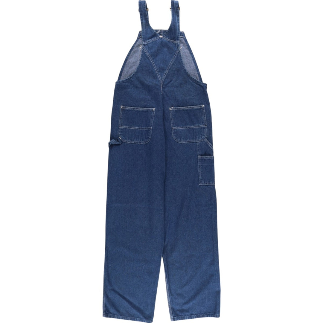 00'S Carhartt denim overalls for men, size W34 cotton blue type Vintage Second Hand