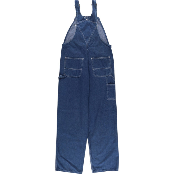 00'S Carhartt denim overalls for men, size W34 cotton blue type Vintage Second Hand
