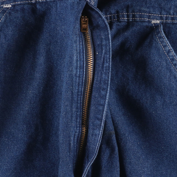 00'S Carhartt denim overalls for men, size W34 cotton blue type Vintage Second Hand