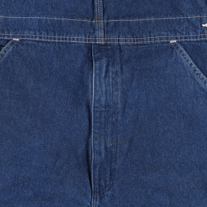 00'S Carhartt denim overalls for men, size W34 cotton blue type Vintage Second Hand