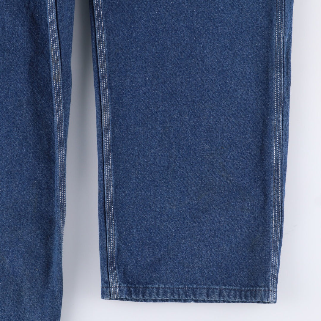 00'S Carhartt denim overalls for men, size W34 cotton blue type Vintage Second Hand