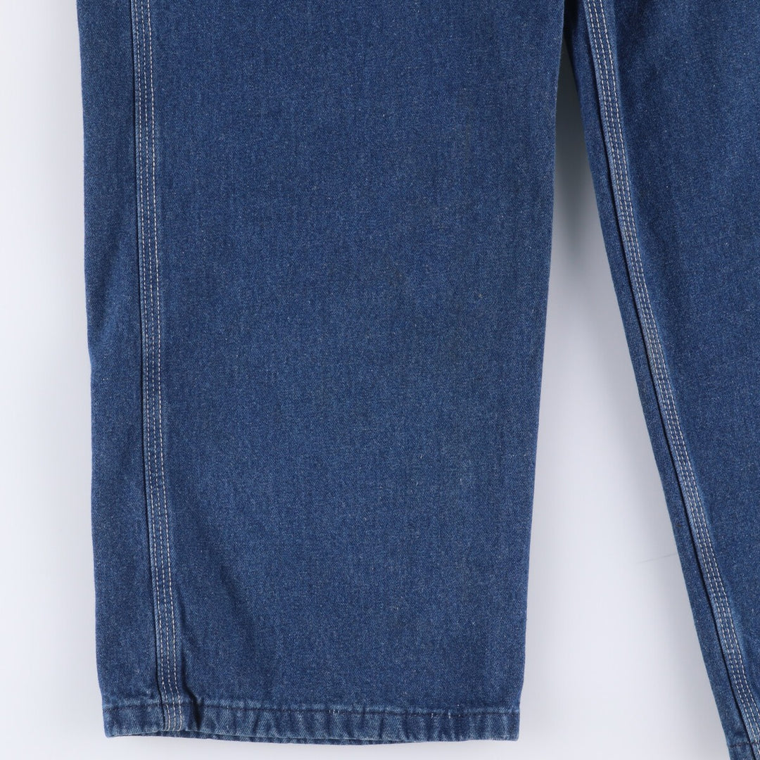 00'S Carhartt denim overalls for men, size W34 cotton blue type Vintage Second Hand