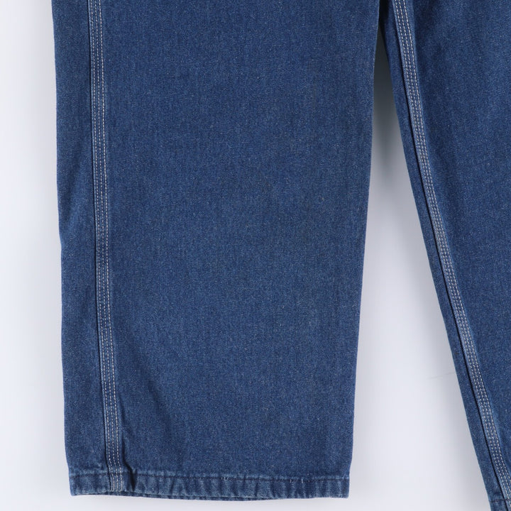00'S Carhartt denim overalls for men, size W34 cotton blue type Vintage Second Hand