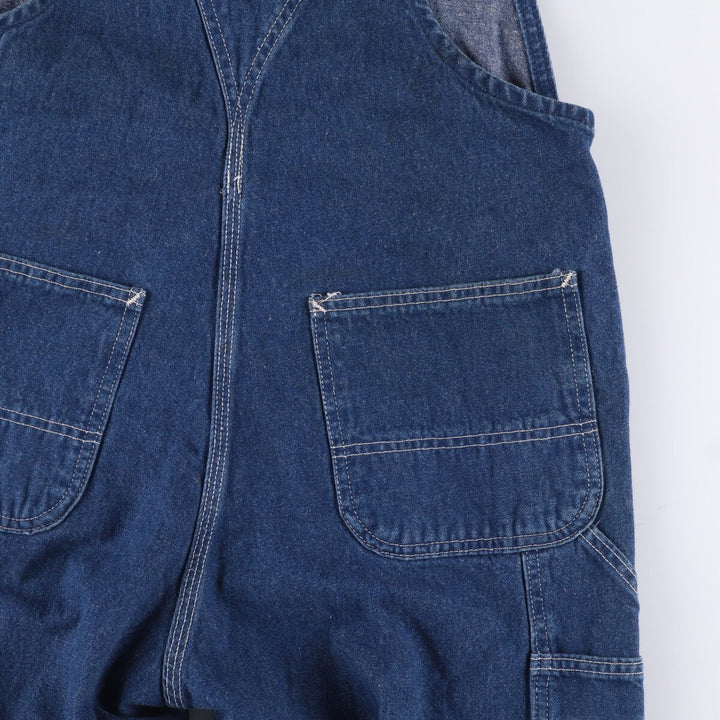 00'S Carhartt denim overalls for men, size W34 cotton blue type Vintage Second Hand