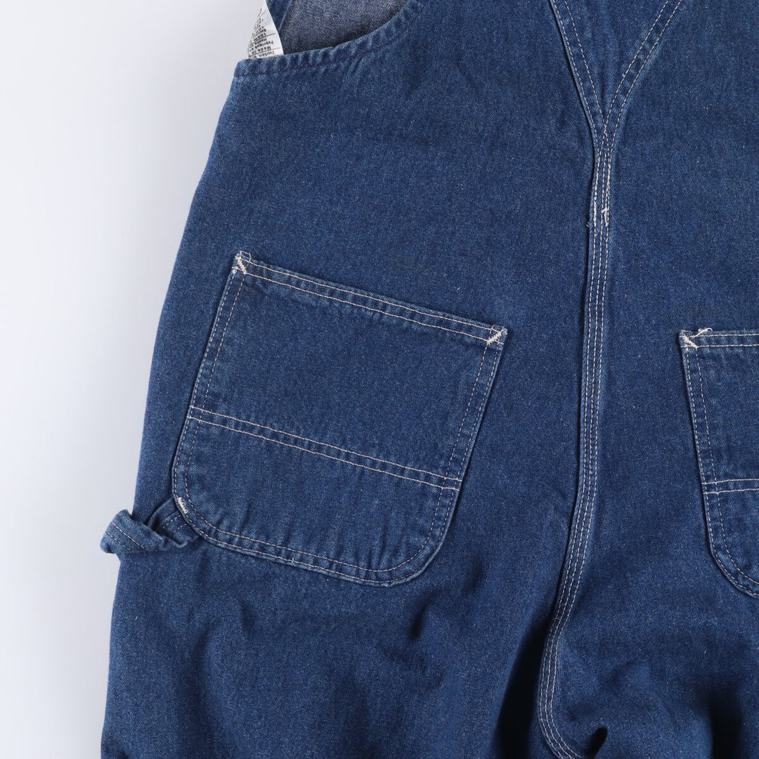 00'S Carhartt denim overalls for men, size W34 cotton blue type Vintage Second Hand