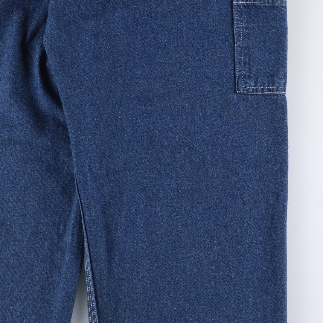 00'S Carhartt denim overalls for men, size W34 cotton blue type Vintage Second Hand