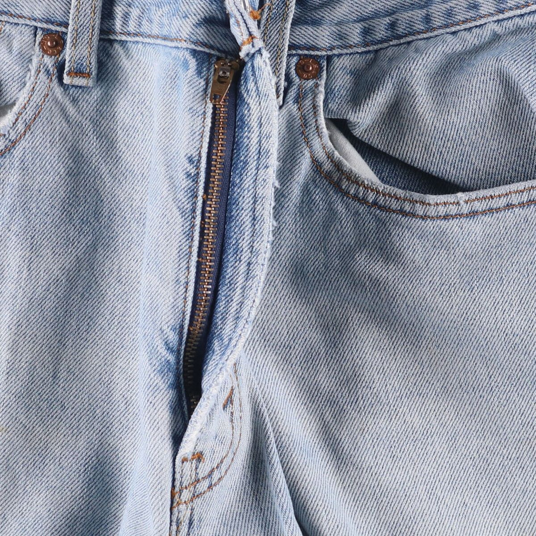 Levi's 550 Relaxed Fit Tapered Denim Pants for Men, W34 equivalent cotton blue type Vintage Second Hand