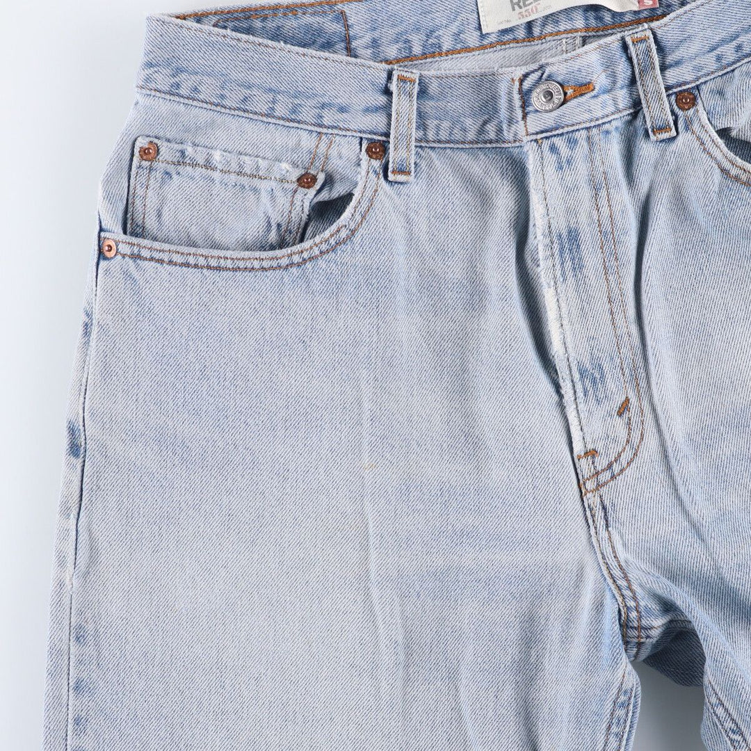 Levi's 550 Relaxed Fit Tapered Denim Pants for Men, W34 equivalent cotton blue type Vintage Second Hand