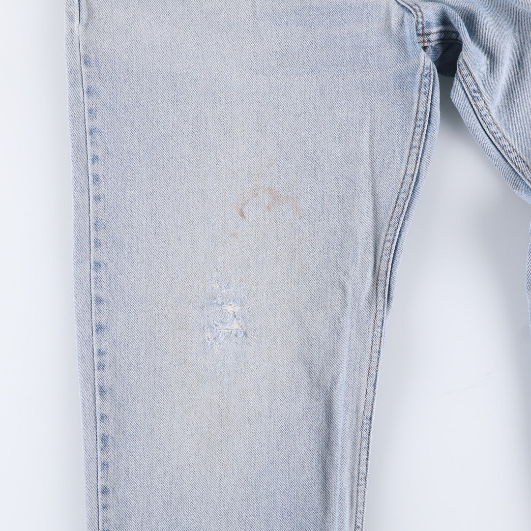 Levi's 550 Relaxed Fit Tapered Denim Pants for Men, W34 equivalent cotton blue type Vintage Second Hand
