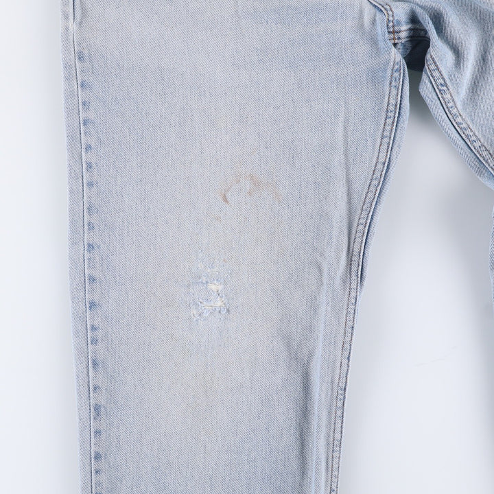 Levi's 550 Relaxed Fit Tapered Denim Pants for Men, W34 equivalent cotton blue type Vintage Second Hand
