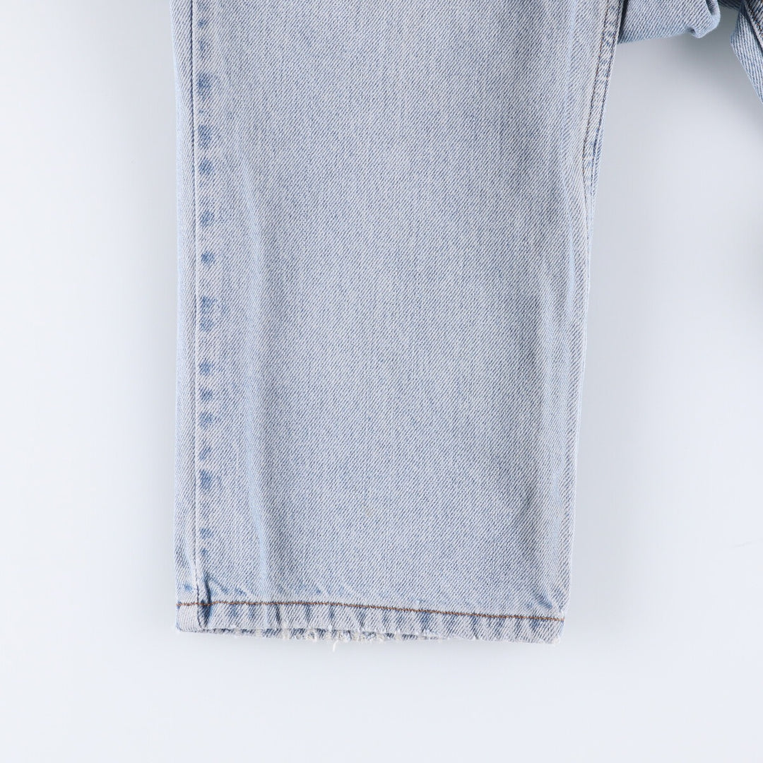 Levi's 550 Relaxed Fit Tapered Denim Pants for Men, W34 equivalent cotton blue type Vintage Second Hand