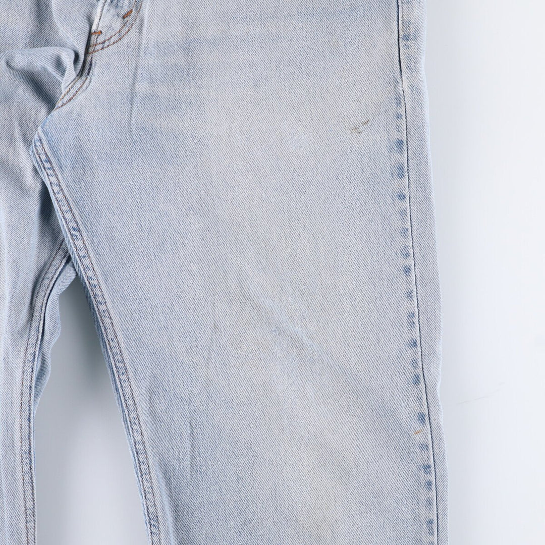 Levi's 550 Relaxed Fit Tapered Denim Pants for Men, W34 equivalent cotton blue type Vintage Second Hand
