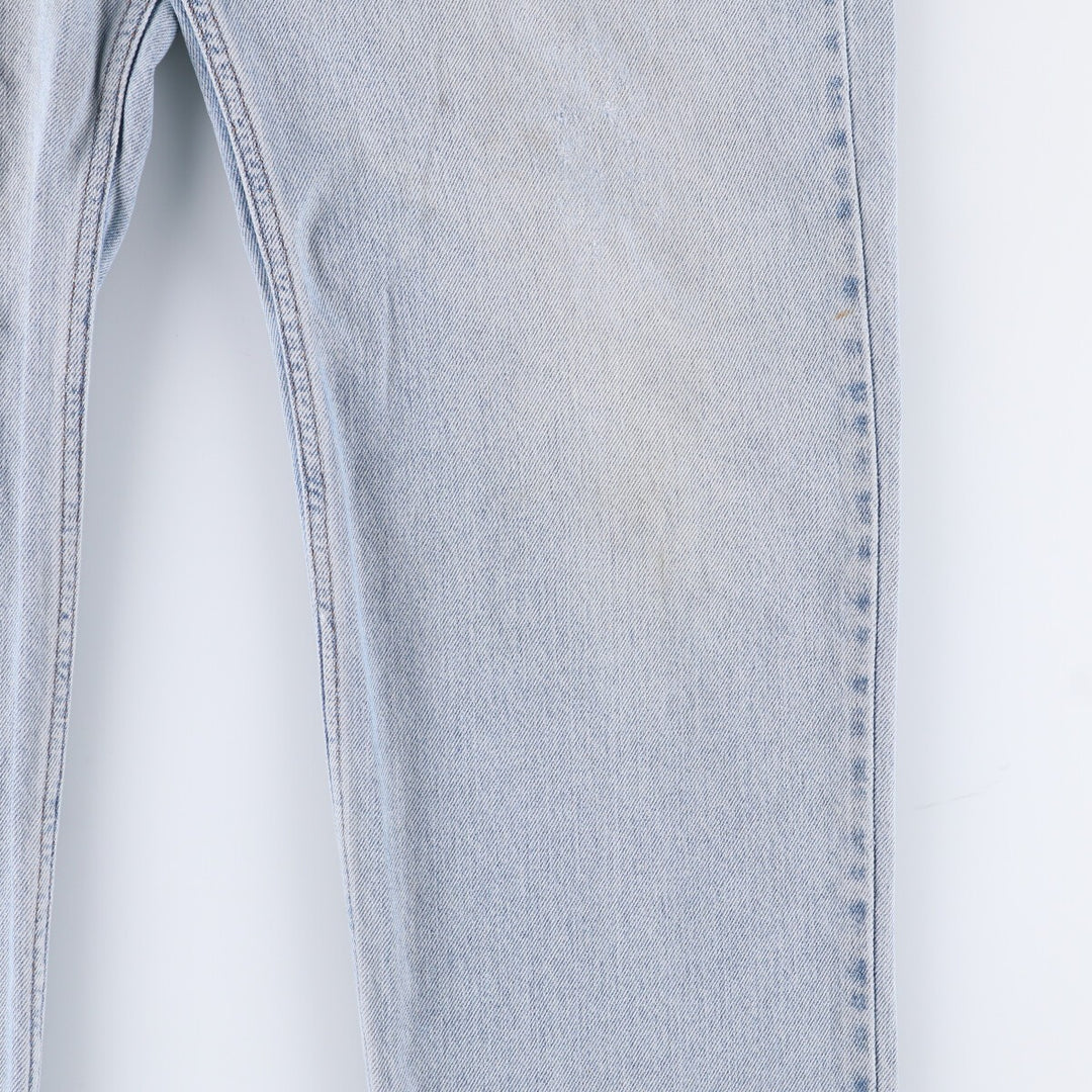 Levi's 550 Relaxed Fit Tapered Denim Pants for Men, W34 equivalent cotton blue type Vintage Second Hand